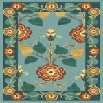 Darell is a traditional rug design by Jamie Stern Carpets