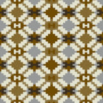 Tautinia geometric rug design