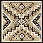 Yuma geometric rug design