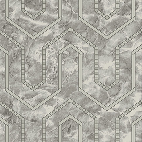 Granit geometric rug design