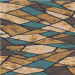 Stained Glass geometric rug design