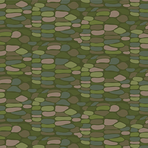 Stones geometric rug design