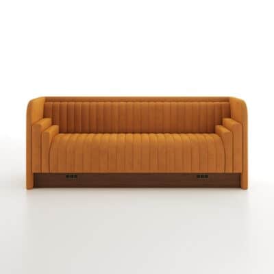 Avery custom banquette by Jamie Stern Furniture