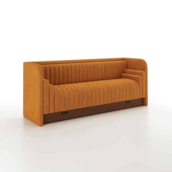 Avery custom banquette by Jamie Stern Furniture