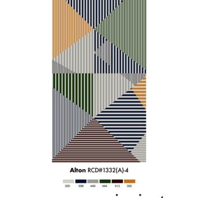 geoemtric new zealand wool pile area rug