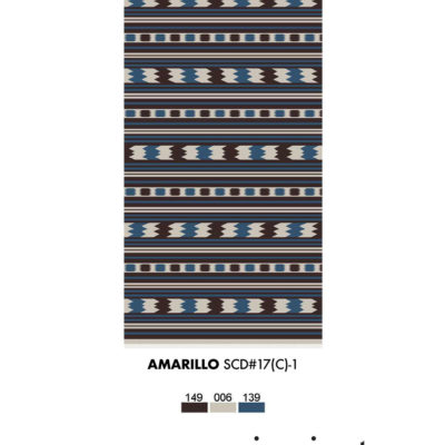 Amarillo hand loomed rug rendering
