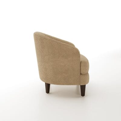 Ansel barrel lounge chair by Jamie Stern Furniture