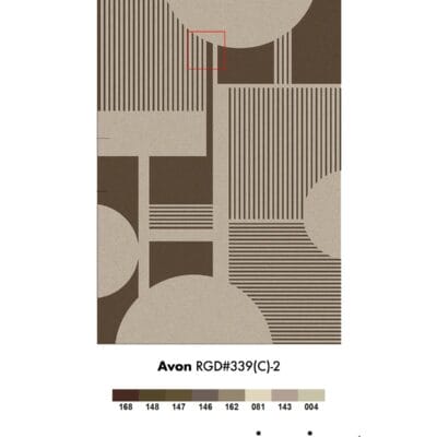 geometric area rug from Jamie Stern