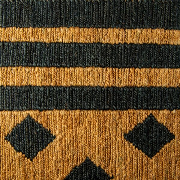 geometric hemp area rug by Jamie Stern Carpets