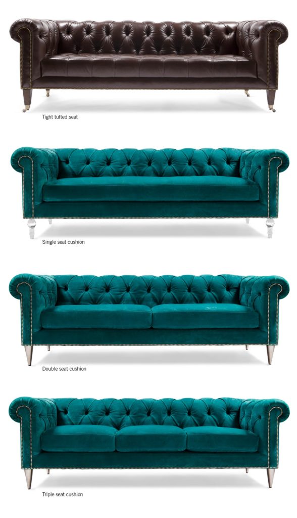 Baker Street Sofa - Without Panel Chesterfield Sofa - Jamie Stern Design