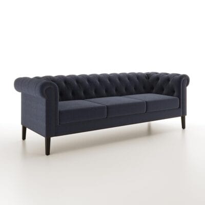 Baker Street Sofa with no front panel by Jamie Stern Furniture