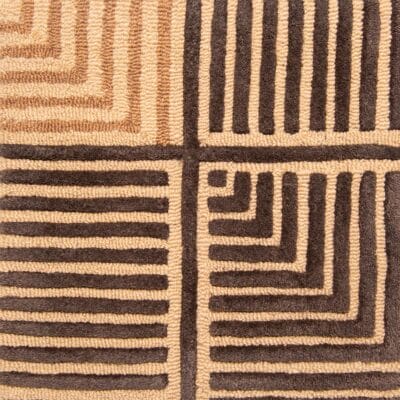 cut and loop pile area rug