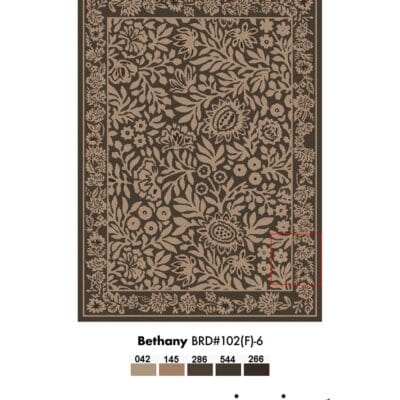 Bethany traditional floral rug design by Jamie Stern Carpets
