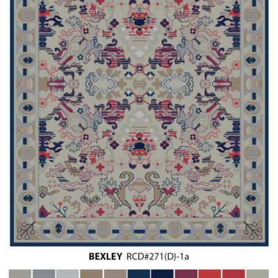 Bexley traditional area rug design