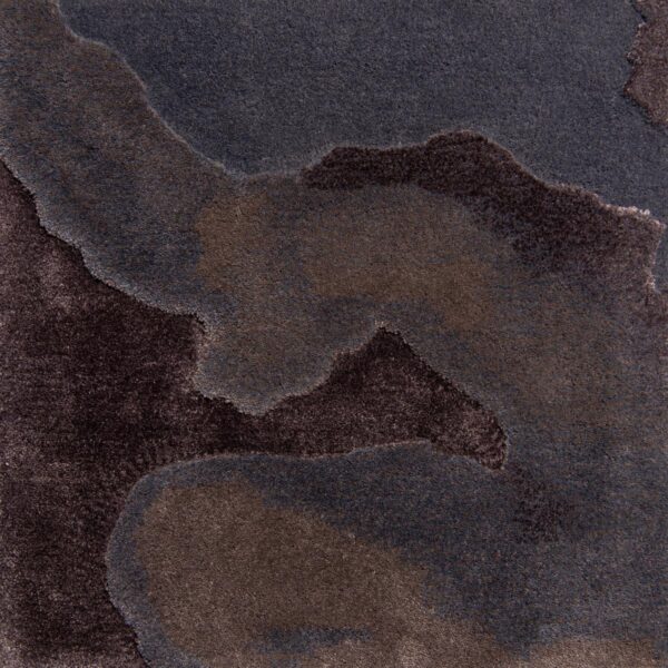 Billow from Jamie Stern is a multi-level cut pile area rug made of New Zealand wool and bamboo silk