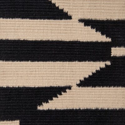 Brigette linear flatweave rug by Jamie Stern