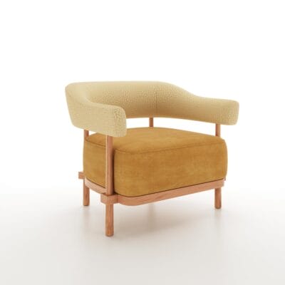 Cairo Lounge Chair by Jamie Stern Furniture