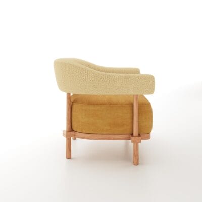 Cairo Lounge Chair by Jamie Stern Furniture