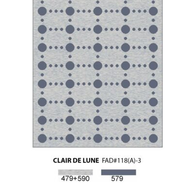 Clair De Lune hand loomed rug design