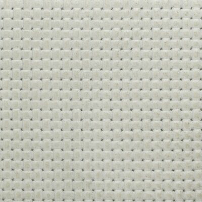 embossed pattern white leather