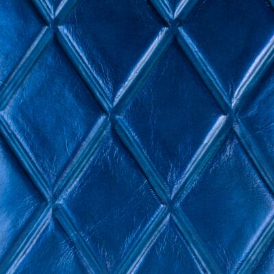 Diamond in the Rough Leather Cobalt Blue