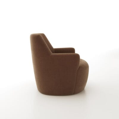 Dune designer armless lounge chair for Jamie Stern