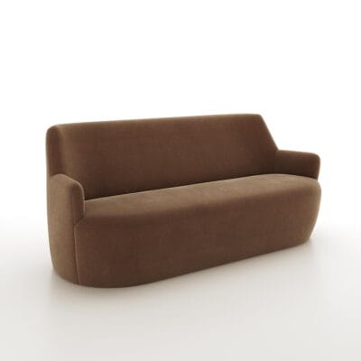 Dune designer mohair sofa for Jamie Stern