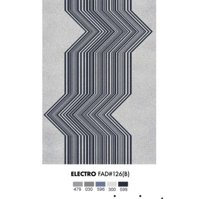Electro hand woven rug by Jamie Stern