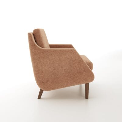 The Ezra mid century modern lounge chair