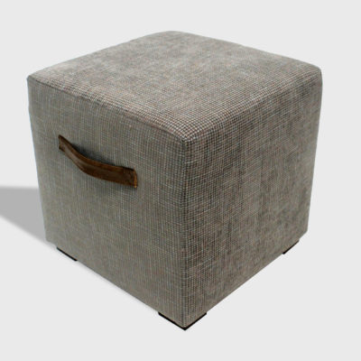 Drake ottoman with handles by Jamie Stern Furniture