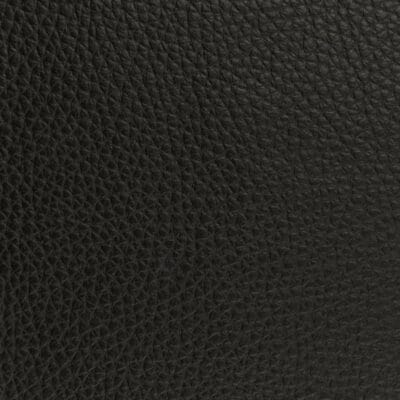 Large embossed grain leather in blackbird