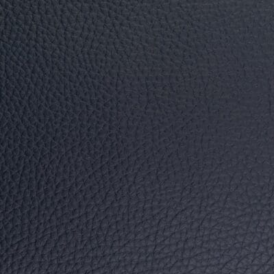 Navy blue top grain leather
