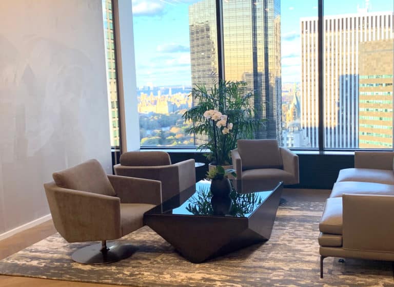 New York Corporate Office by Ted Moudis Inset Area Rugs