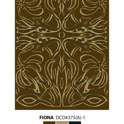 Fiona rug design rendering by Jamie Stern Carpets