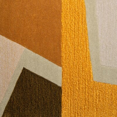 Foley geometric area rug from Jamie Stern