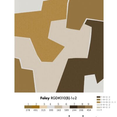 Foley geometric area rug from Jamie Stern