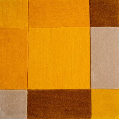 yellow square pattern rug