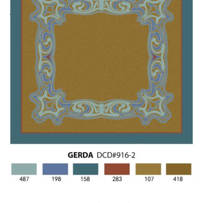 Gerda carpet design by Jamie Stern Carpets