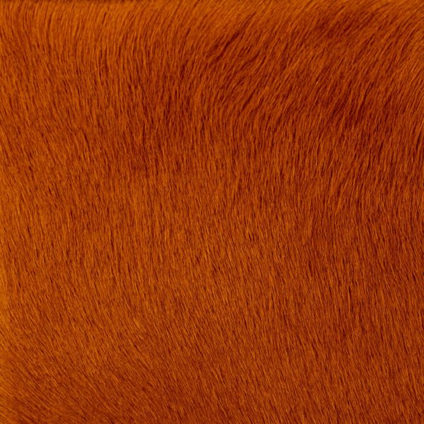 Hair-on_hide orange upholstery leather