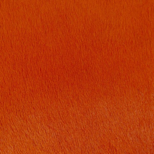 bright orange hair on hide upholstery leather