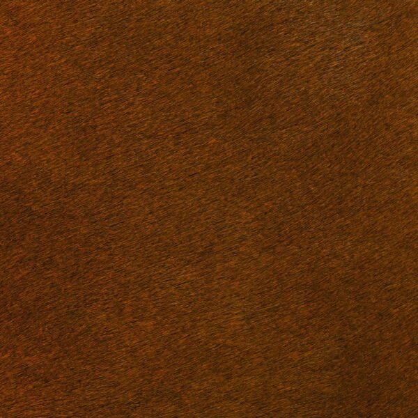 Two Toned Red Fox hair on hide upholstery leather