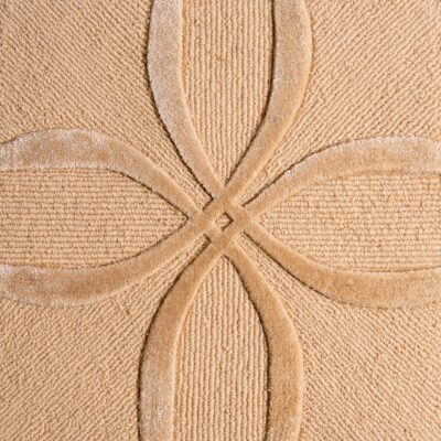 infinity symbol rug design by Jamie Stern
