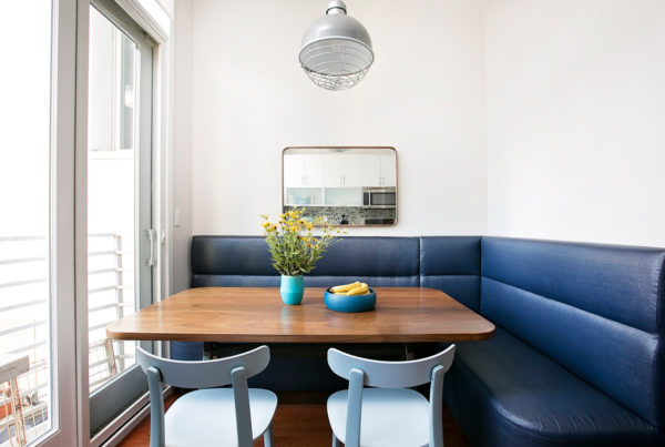 residential kitchen banquette
