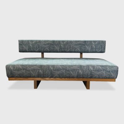 Kyra Bench from Jamie Stern with exposed wood detailing