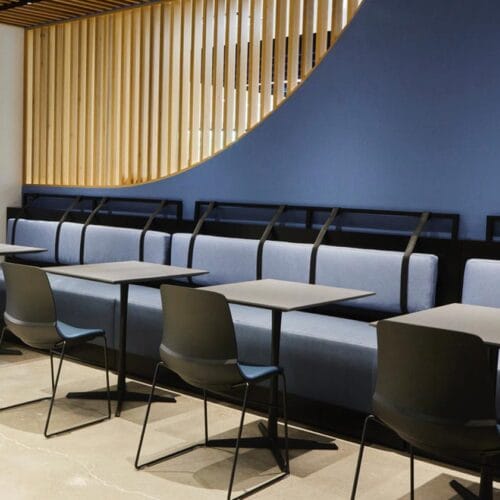 corporate banquettes by Jamie Stern Furniture