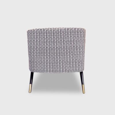 Contemporary velvet dining chair by Jamie Stern Furniture