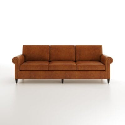 Louie leather Sofa by Jamie Stern Furniture