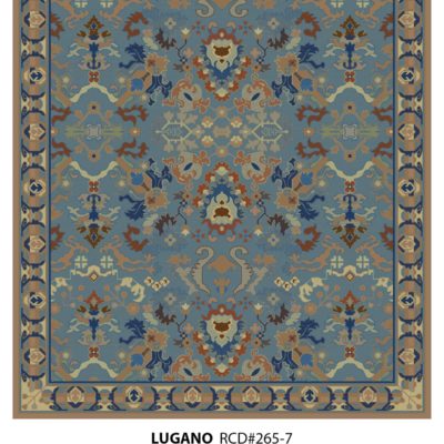Lugano area rug design
