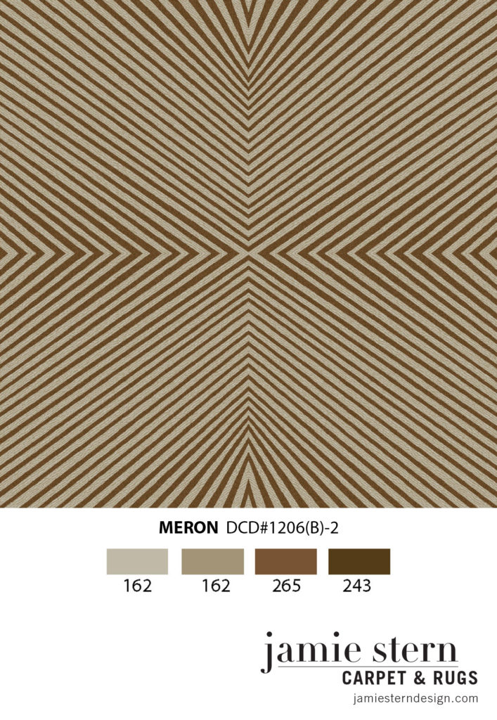 Meron rug design rendering by Jamie Stern Carpets