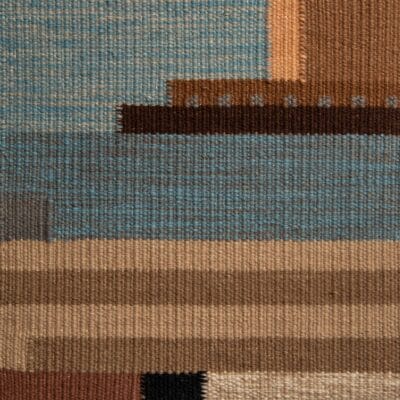 southwest style area rug by Jamie Stern